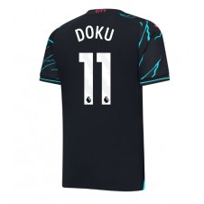 Manchester City Jeremy Doku #11 Tredjedrakt 2023-24 Kortermet